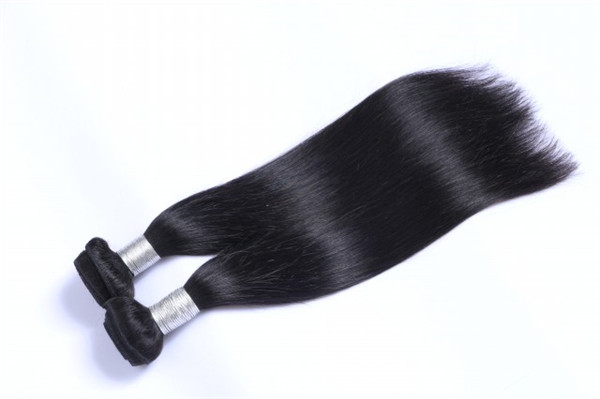 Short to long hair extensions human hair weft natural color WJ046